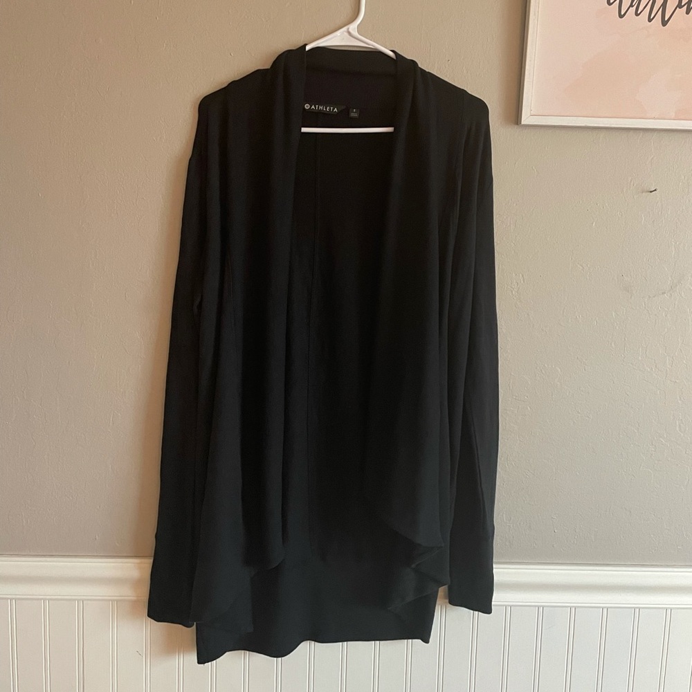 Athleta black cardigan -S
